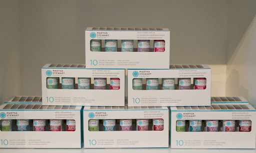 We have five different finishes of paint in the line: Satin, Pearl, Metallic, Glitter and High Gloss.