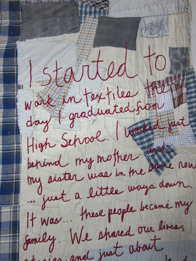 Another is about sewing at Alabama Chanin, which they affectionately call 'The Factory.'