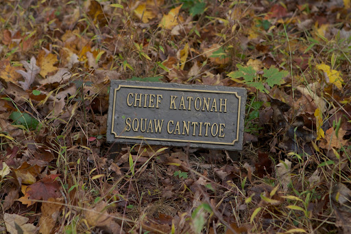 A further drive down to road let to where Chief Katonah and his wife, Squaw Cantitoe, are buried. The Puritan settlers purchased a tract of land from the Chief for coats, blankets, wampum and cloth.