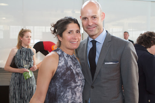 The editor of Martha Stewart Living - Pilar Guzman, and her husband Chris Mitchell - the publisher of GQ