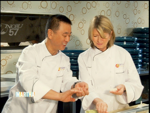 Many years ago, for a magazine and TV story, I worked side-by-side with Nobu in his original restaurant in New York City. He taught me how to make an excellent vegetable sushi roll.