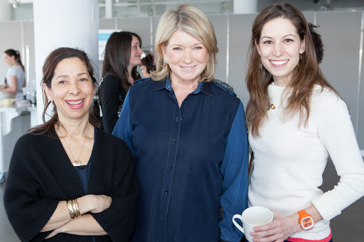 Posing with Lisa Wagner - SVP Supervising Editorial Producer MSLO, Andreas Papas - The Brunch Critic (blogger)