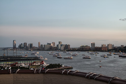 There were so many boats anchored along the Hudson River waiting for the fireworks to begin. What an amazing vantage point!