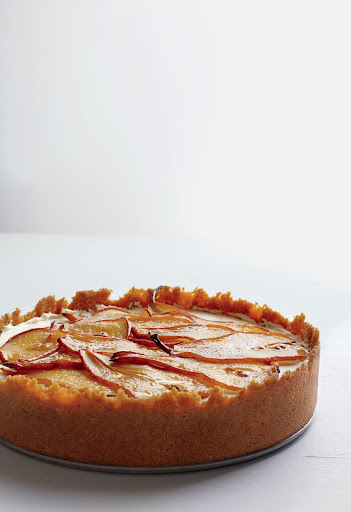 Maple Cheesecake with Roasted Pears - Cheesecake's comfort-food status makes it a wonderful treat in the fall. Add the seasonal sweetness of maple syrup and roasted pears, and you've got a dessert that's downright irresistible, and one that would be a welcome option at Thanksgiving.