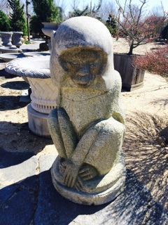 On June 11, 1948, Albert, a rhesus monkey, was sent into space. The statue and the period it was purchased make it very likely that it was related.