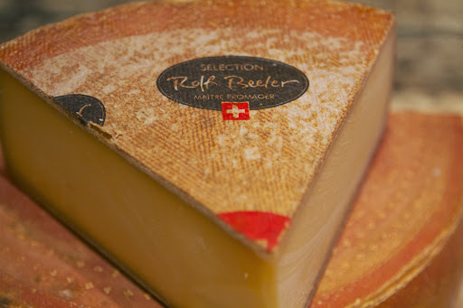 Rolf Beeler is a purveyor who collects cheeses from small, artisanal cheesemakers throughout Switzerland and then ages them to create the final product.