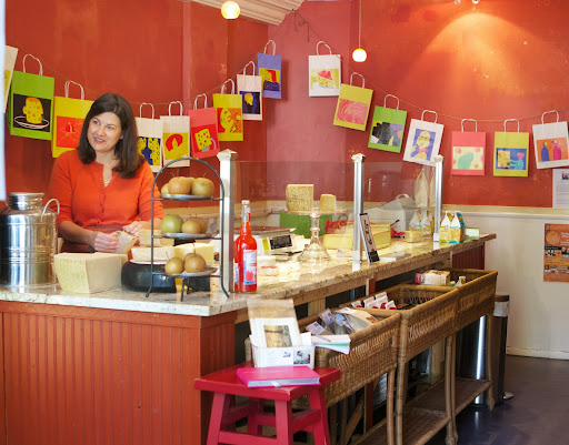 Audrey is a gracious proprietor who happily shares her extensive knowledge of cheese and how it's made.