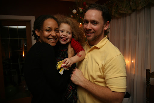 Nerissa Ritchie - With my daughter, Isla and husband, Chris