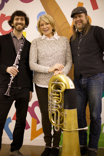 Here I am with another really fun group, the award-winning