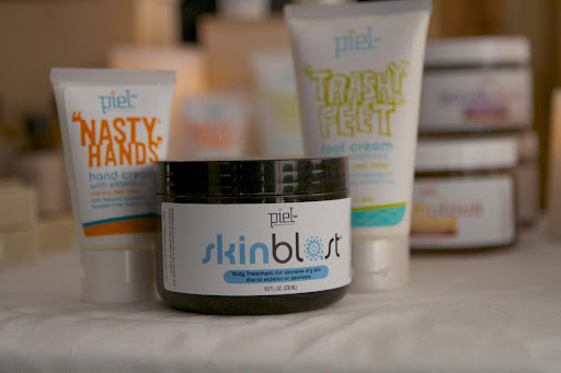 This combination of hand, body, and foot creams make a great gift set.