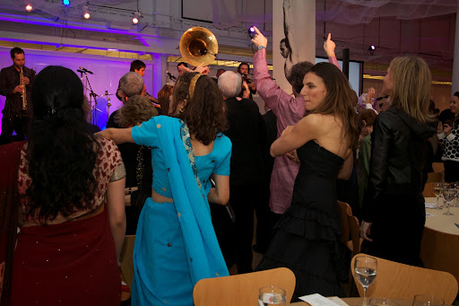 Sunny’s unique beats are complemented with additional percussion, sousaphone and five horns to meld the infectious North Indian rhythm Bhangra with a host of sounds, namely funk, go-go, latin, and jazz.
