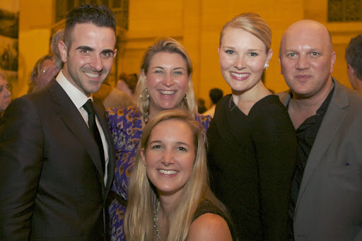 From our Ad Sales team, Pat Degliuomini, Raylene Salthouse, Andrea, Smith and Emily Payton, with client Zvi Cole, Director of Marketing, Biersdorf