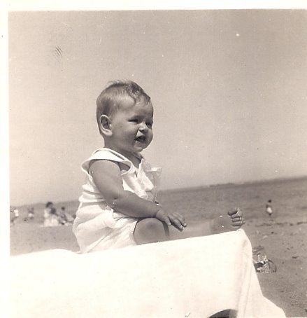 Those photos included this one of me as a baby, taken on the shores of Lake Erie. My granddaughter, Jude, looks a lot like me in this photograph.