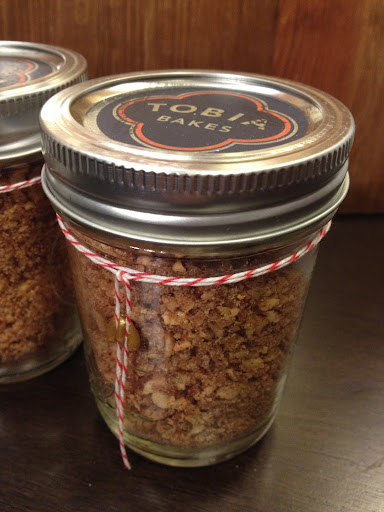 Maple bacon peanut crumbs
