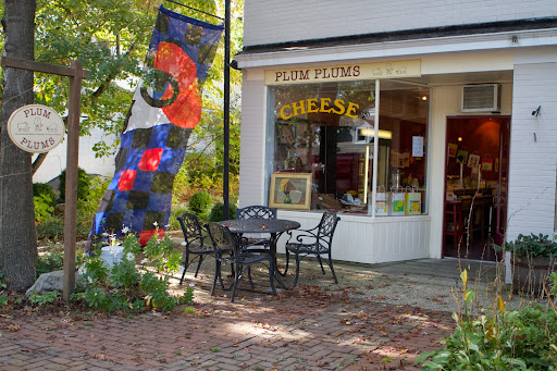 Audrey and Adam Free opened the shop in 2006. The banner hanging outside the shop is by Monika Gilsing, an internationally recognized graphic designer, illustrator, cartoonist, and creative director and a friend of Audrey's.
