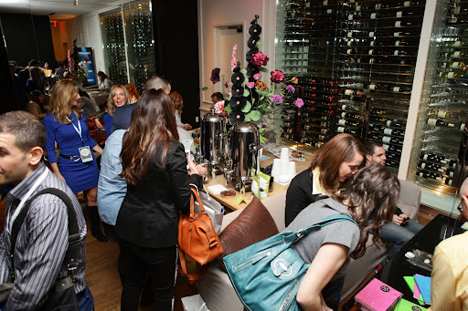 The lounge area of Andaz was a great area for taking a break between panels, or to catch the live SIRIUS broadcast.