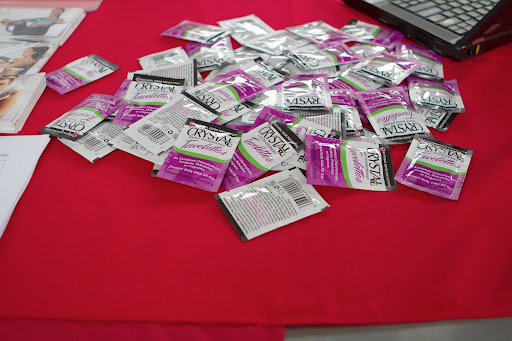 Danielle also gave away many samples of Crystal Body Deodorant - Very convenient for gym-goers on the move!