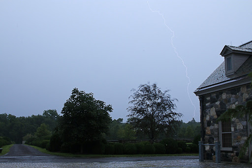 Another lightning bolt touching nearby