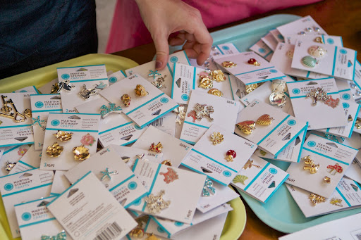 Step two: Find a few of your favorite charms; Martha Stewart Crafts provided a selection of more than twenty designs from its jewelry line.