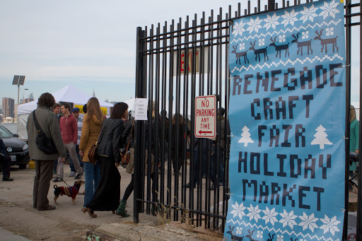 The Renegade Craft Fair is a large scale marketplace event, showcasing the work of contemporary indie-craft artists. Besides Brooklyn, the fair is also held at Chicago, San Francisco, Los Angeles, Austin, and London.