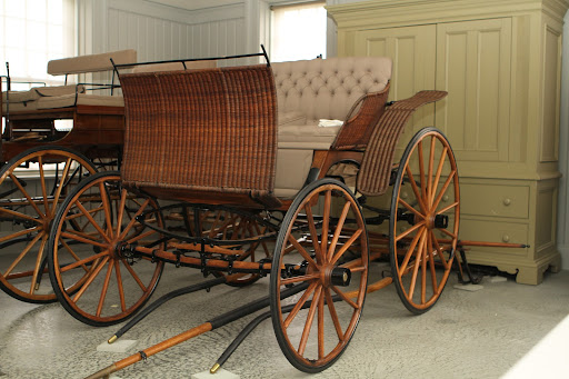 Also known as a Lady's Wicker Phaeton, the low-slung body allowed easy access for women wearing long skirts.