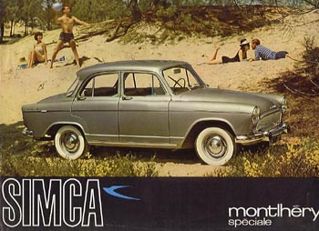 One of the many models of Simca cars throughout the years.