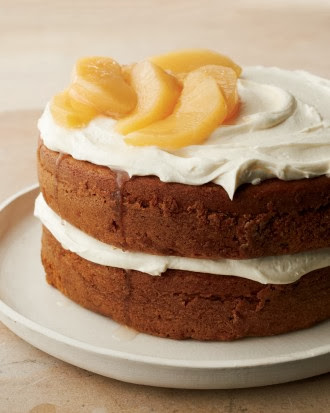 Pumpkin Layer Cake - This spiced pumpkin cake is enhanced by layers of a delectably rich frosting that features cream cheese and goat cheese. Quince, available in the fall, has a fragrant, apple-like flavor. If you can't fine fresh ones, use pears or apples instead.