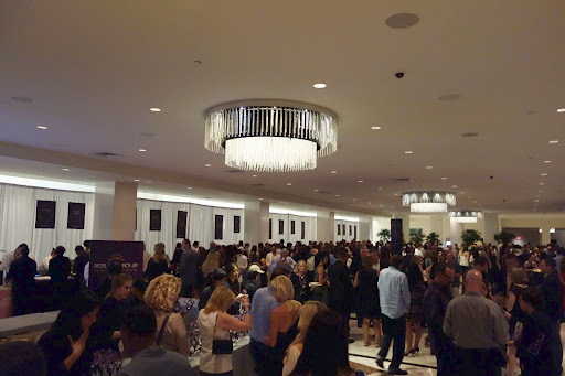 Best of the Best was held in a very crowded grand ballroom. This event features the best chefs in the country, who pair their dishes with the best wines rated 90 points or higher on Wine Spectator's scale.