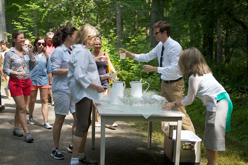 Quite conveniently, we came upon a lemonade stand. It was a really hot day and this drink was very refreshing!