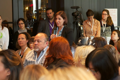 Some audience members were entrepreneurs in their own right and reached out for advice on running their business.