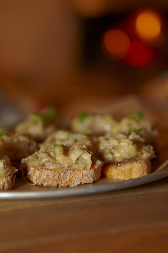 Roasted eggplant toast