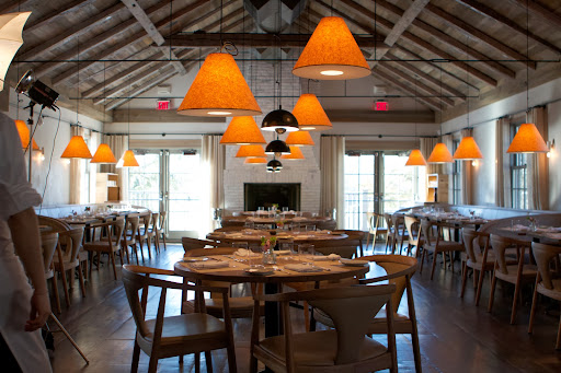 Keeping the original footprint, Jean-Georges had the building fully restored, a project that took more than 2 years. This is the main dining room upstairs getting prepped for the evening of meals ahead.
