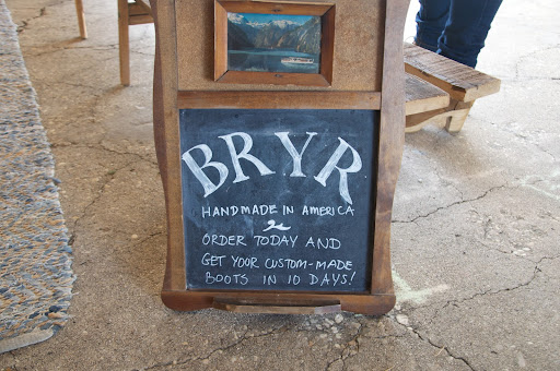 BRYR is a shoe manufacturer. Bryr means to care in Swedish and is pronounced like the English word briar. http://www.bryrstudio.com/