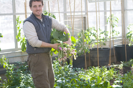 Ryan knows I like my turnips small and he pulled out a generous bunch of Purple Top White Globe, which I roasted and enjoyed last weekend.