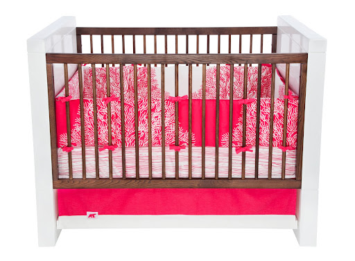 Maclaren Nursery Bedding (Coral Azalea) http://www.www.maclarenbaby.com retail value of entire collection $3200