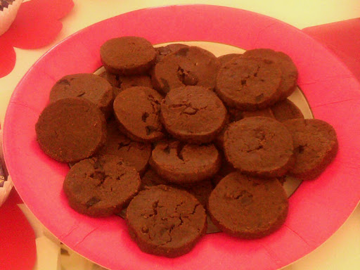 Leslie Pariseau made some stellar World Peace Cookies to spread the love this Valentines Day. These icebox cookies include fleur-de-sel and a hint of espresso.