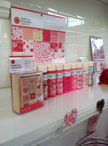 Great crafting supplies were provided from the Martha Stewart Crafts line available at many craft stores.