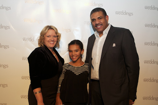 Amy Wilkins - SVP Publishing MS Weddings, her daughter Olivia, and husband Oliver