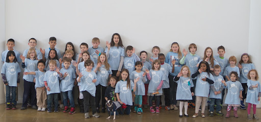 After lunch the children were given a tour of the entire office and then returned to the clerestory for a group photo.