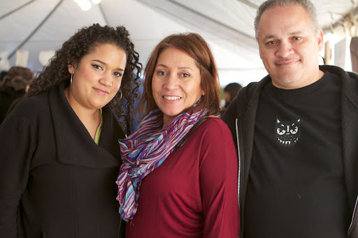 Grace Colon (middle) has a wonderful skin care line specially formulated for skin conditions, such as eczema and psoriasis. Ingredients are natural and organic and the entire line is produced in Williamsburg Brooklyn. Her husband, Tony, and her daughter, Nicole, help run the business.