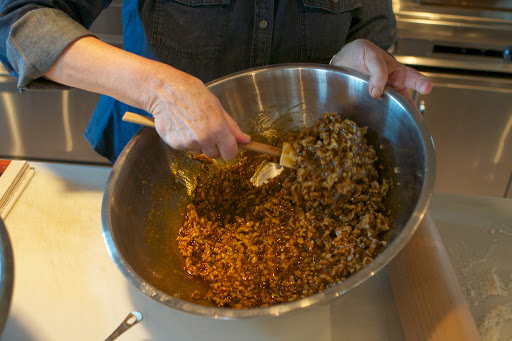 Stirring to combine