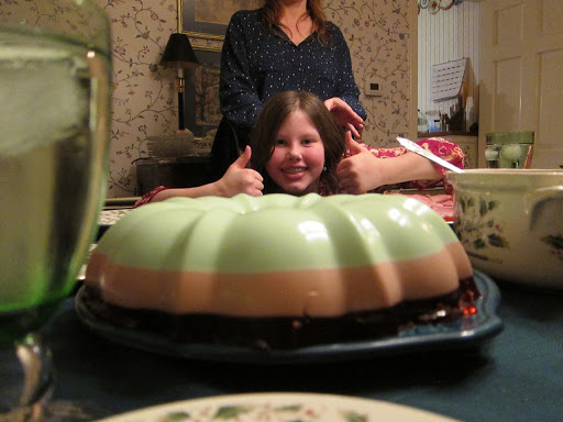 Sarah Erwin - Niece Olivia Ball with a triple batch of Seafoam Salad