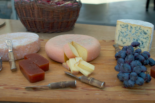 Plum Plums Cheese donated some wonderful cheeses, including a Sprout Creek Eden and Twin Maple Hudson Red, both from New York, and a Madison Blue from Vernont. http://www.plumplumscheese.com/