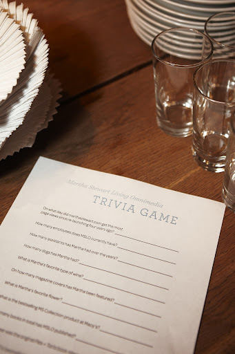 We played a fun little trivia game using facts about me and the company.