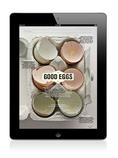 Tap on each plus sign for an interesting egg fact.