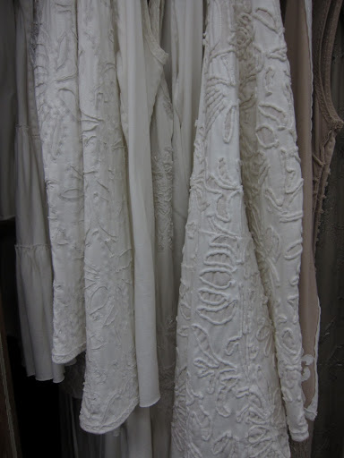 This closet was full of intricately embroidered, highly detailed dresses, camisoles, and skirts.