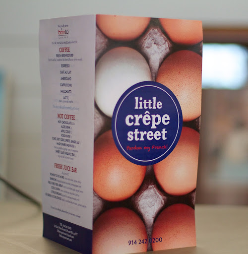 The Little Crêpe Street - Pardon my French! menu - There's also a nice selection of freshly ground and brewed coffee and other beverages, including a fresh juice bar.