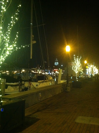 Allison Catliota - Ad sales coordinator, Chicago - Here are a few great memories from my visit home to Washington D.C.
with my family. Annapolis harbor with boats, Christmas lights, and the Naval Academy capital in the background.