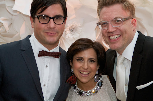 Darcy Miller with Weddings Special Projects Editor, Anthony Luscia and Weddings Design Director, Michael McCormick.