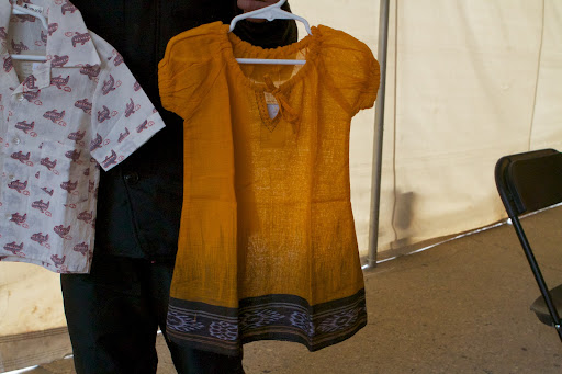Bhavesh Shah and Samara Mahendru of Muny had a very beautiful selection of children's clothing, blankets, and scarfs. http://www.munyshop.com/